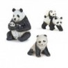 Figurines la famille panda