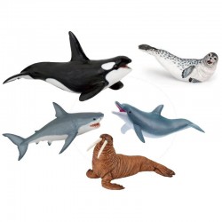 Lot de 5 figurines animaux...