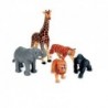 Lot de 5 animaux sauvage géants semi-rigides