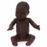 Poupée fille africaine corps dur sans cheveux 34cm