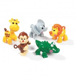 Lot de 5 animaux Safari Tolo