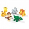 Lot de 5 animaux Safari Tolo