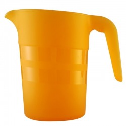 Pichet 1L empilable polypropylène uni ORANGE