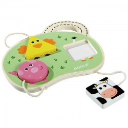 Puzzle baby relief ferme