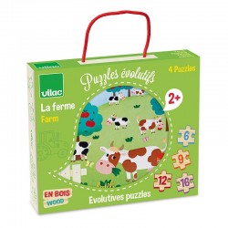 Coffret de puzzles évolutifs