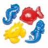 Lot de 4 moules animaux