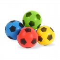 Lot de 4 ballons mousse foot 12 cm