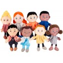 Marionnettes enfants du monde (lot de 8)