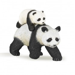 Panda et son bébé