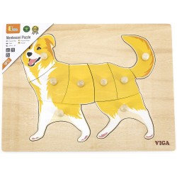 Puzzle Montessori chien