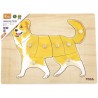 Puzzle Montessori chien